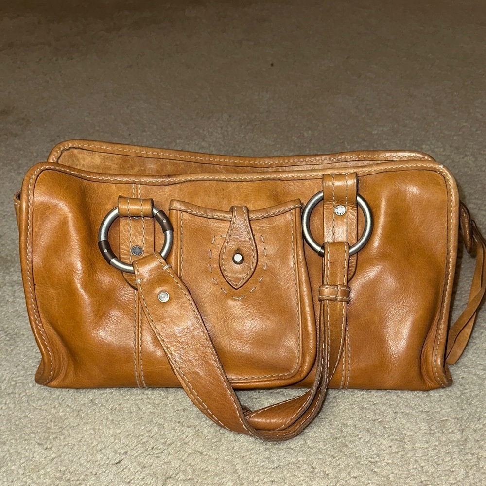 Ruehl No.925 Brown Leather Shoulder Bag
